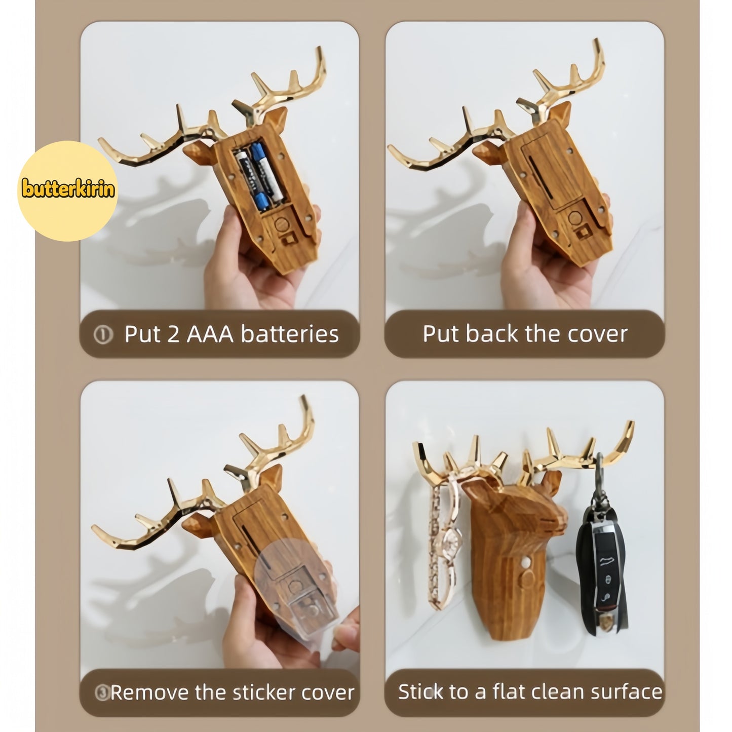 Recordatorio de voz automático infrarrojo con grabación, sensor inteligente y preciso. Ideal para personas mayores, con TDAH y familias.