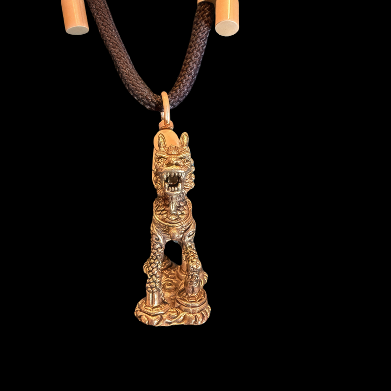 Tactical Bronze Kirin Whip Necklace