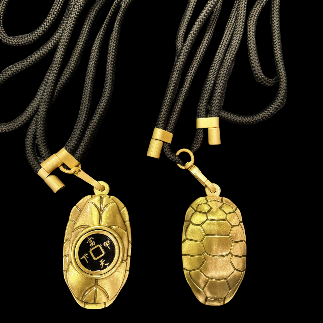 Tactical Fortune Turtle Pendant Necklace