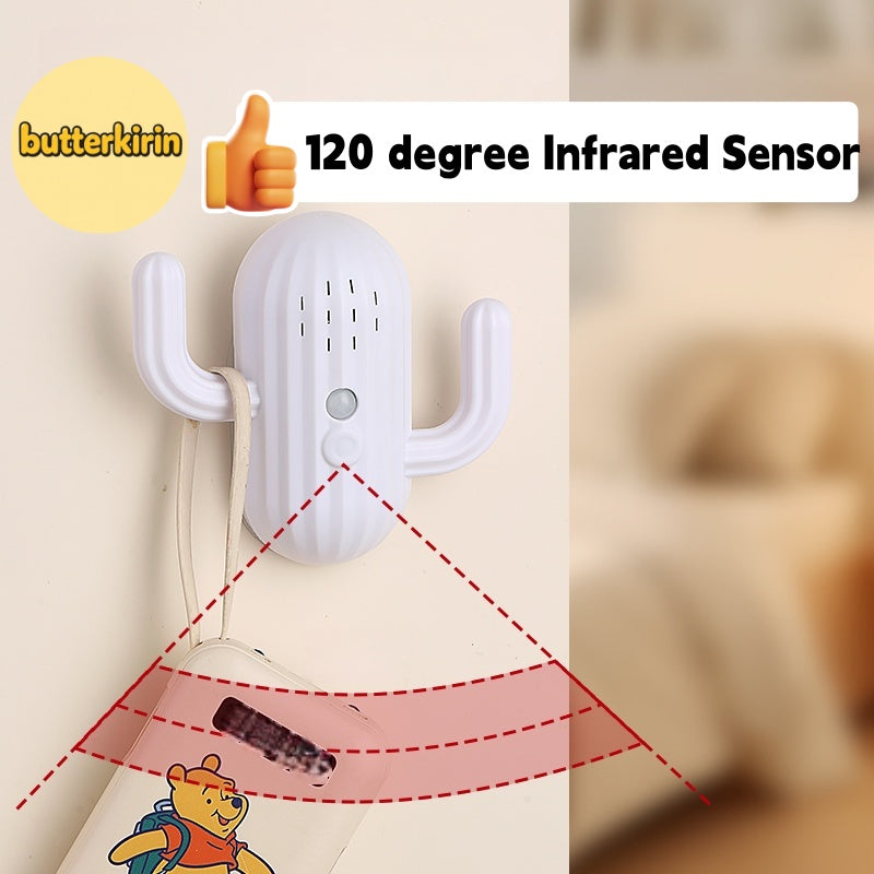 Recordatorio de voz automático infrarrojo Cactus, grabable, sensor inteligente y preciso. Regalo ideal para personas mayores, con TDAH y familias.