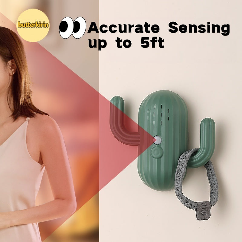 Recordatorio de voz automático infrarrojo Cactus, grabable, sensor inteligente y preciso. Regalo ideal para personas mayores, con TDAH y familias.