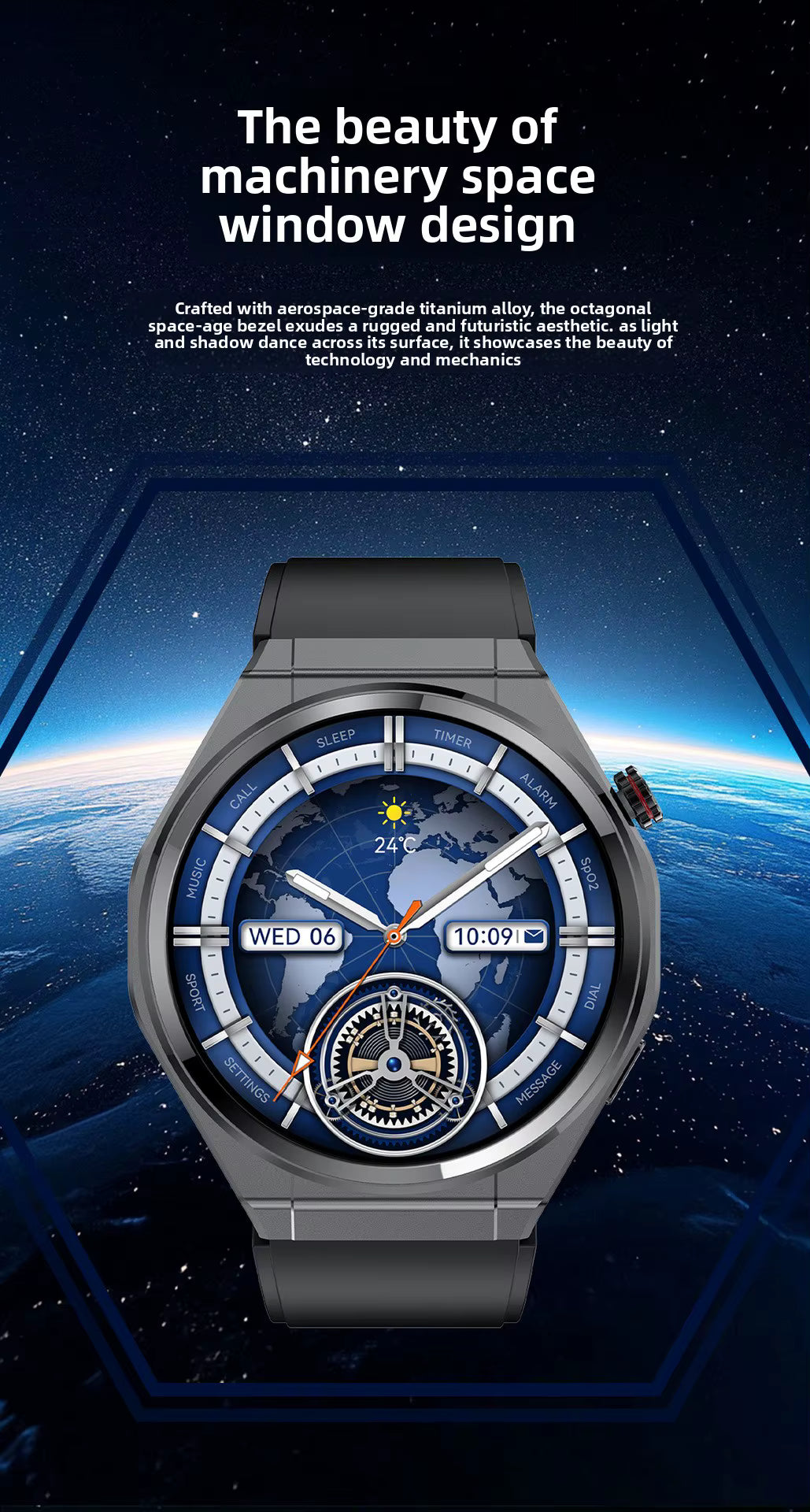 OEM Ready Smartwatch IPS Heart Rate for Call GPS Compass Altitude Barometric Pressure Outdoor Sports