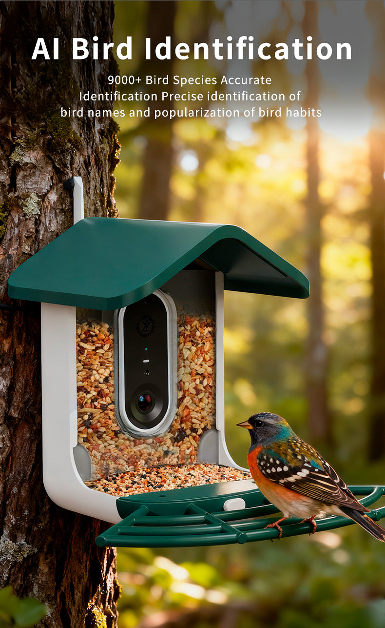 Smart Bird‑Feeder Camera w/ AI Bird Recognition – OEM / White‑Label Ready
