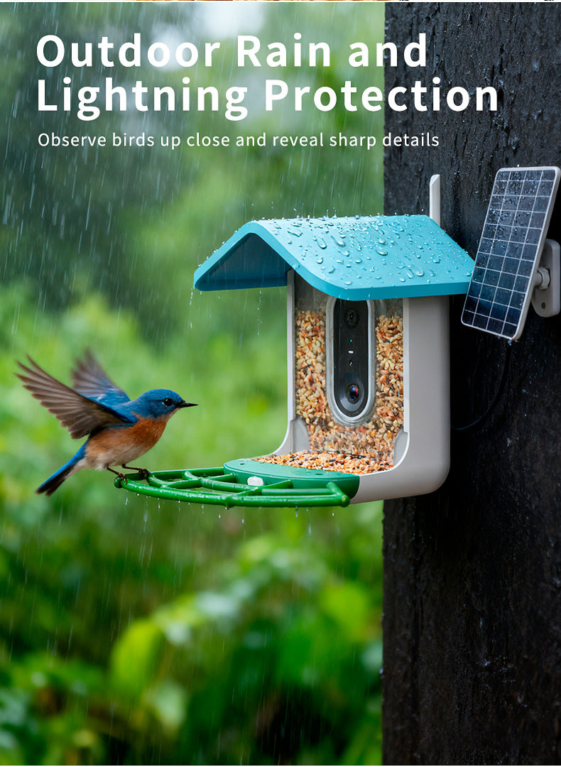 Smart Bird‑Feeder Camera w/ AI Bird Recognition – OEM / White‑Label Ready